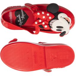 Mini Melissa-Girls Red Disney Jelly Shoes | Childrensalon Outlet
