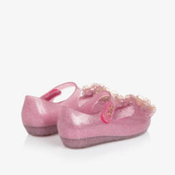Mini Melissa-أحذية جلي بناتي بلون وردي زاهي | Childrensalon Outlet