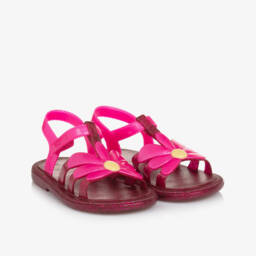 Mini Melissa-Блестящие сандалии с ромашками для девочек | Childrensalon Outlet