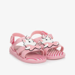 Mini Melissa-صنادل وردية براقة للفتيات | Childrensalon Outlet