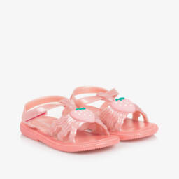 Mini Melissa-Girls Sweet Pink Jelly Footwear | Childrensalon Outlet