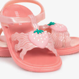 Mini Melissa-Girls Sweet Pink Jelly Footwear | Childrensalon Outlet