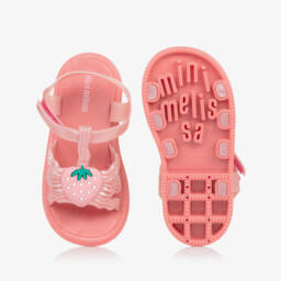 Mini Melissa-Girls Sweet Pink Jelly Footwear | Childrensalon Outlet