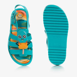 Mini Melissa-Зеленые резиновые сандалии с кактусами | Childrensalon Outlet