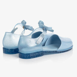 Mini Melissa-Голубые резиновые туфли с бантиками | Childrensalon Outlet