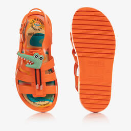 ميني ميليسا-صندل جيلي لون برتقالي | Childrensalon Outlet