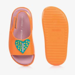 Mini Melissa-Orange Jelly Fábula Sandals | Childrensalon Outlet