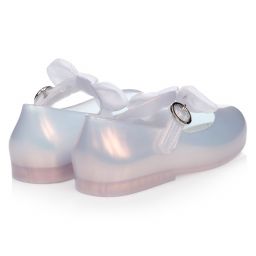 Mini Melissa-Перламутровые резиновые туфли с бантиками | Childrensalon Outlet