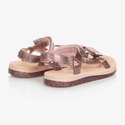 ميني ميليسا-صندل جيلي غليتر لون زهري للبنات | Childrensalon Outlet