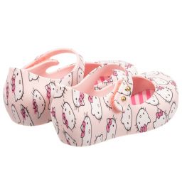 ميني ميليسا-حذاء "هالو كيتي" جيلي لون زهري | Childrensalon Outlet