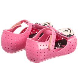 Mini Melissa-Pink Minnie Mouse Jelly Shoes  | Childrensalon Outlet