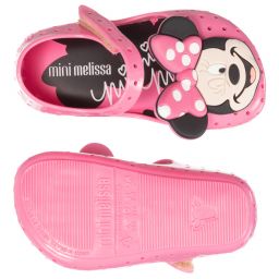 mini melissa pink minnie mouse shoes