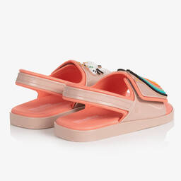 Mini Melissa-Розовые резиновые сандалии с радугой и единорогом | Childrensalon Outlet