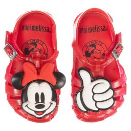 Mini Melissa-Red Disney Jelly Shoes | Childrensalon Outlet