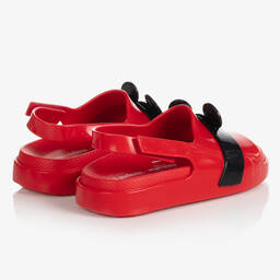Mini Melissa-Red Mickey Mouse Jelly Sandals | Childrensalon Outlet
