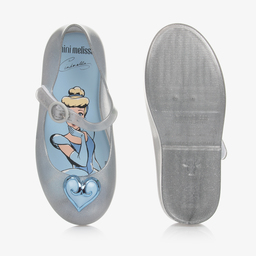 Mini Melissa-Серебристые резиновые туфли Disney | Childrensalon Outlet