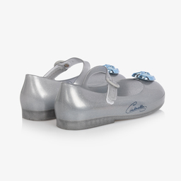 Mini Melissa-Серебристые резиновые туфли Disney | Childrensalon Outlet