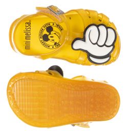 Mini Melissa-Yellow Disney Jelly Shoes | Childrensalon Outlet