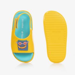 Mini Melissa-Yellow Jelly Fábula Sandals | Childrensalon Outlet
