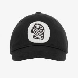 Mini Rodini-Черная хлопковая бейсболка | Childrensalon Outlet