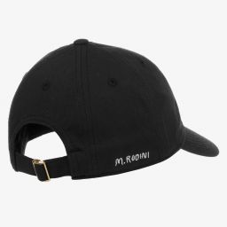 Mini Rodini-Черная хлопковая бейсболка | Childrensalon Outlet
