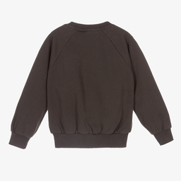 Mini Rodini-Black Cotton Horse Sweatshirt | Childrensalon Outlet