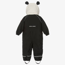 Mini Rodini-Black & Ivory Panda Snowsuit | Childrensalon Outlet