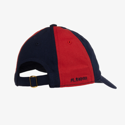 Mini Rodini-Сине-красная хлопковая бейсболка с пандой | Childrensalon Outlet