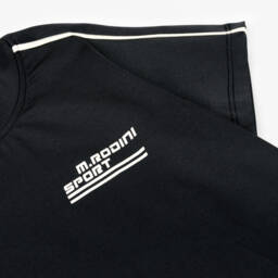 Mini Rodini-Boys Black Sporty Quick-Dry Tee | Childrensalon Outlet