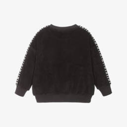 Mini Rodini-Свитшот из угольного махрового полотна для мальчиков | Childrensalon Outlet