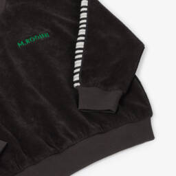 Mini Rodini-Свитшот из угольного махрового полотна для мальчиков | Childrensalon Outlet