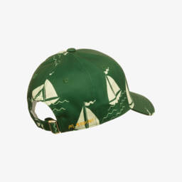 Mini Rodini-Кепка Изумрудная с Парусником для мальчиков | Childrensalon Outlet