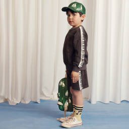 Mini Rodini-Кепка Изумрудная с Парусником для мальчиков | Childrensalon Outlet