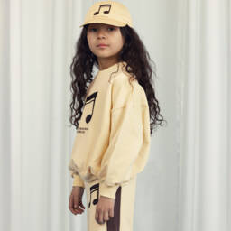 Mini Rodini-Boys Golden Melody Organic Cotton Hat | Childrensalon Outlet