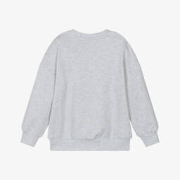 Mini Rodini-Серый пуловер с рыбным узором для мальчиков | Childrensalon Outlet