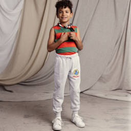 Mini Rodini-Boys Grey Parrot Joggers | Childrensalon Outlet