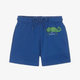 Mini Rodini-Boys Lizard Print Cotton Shorts | Childrensalon Outlet