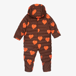 ميني روديني-أوفرول شتوي لون بني وبرتقالي للأطفال | Childrensalon Outlet