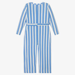 Mini Rodini-Голубой комбинезон в белую полоску с мышатами | Childrensalon Outlet