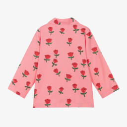 Mini Rodini-قميص قطني وردي مزهر للبنات | Childrensalon Outlet
