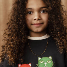 Mini Rodini-Girls Cozy Black Cat Pullover | Childrensalon Outlet
