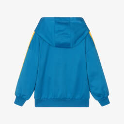 Mini Rodini-Girls Dual-Tone Cozy Zip Jacket | Childrensalon Outlet