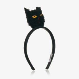 Mini Rodini-Girls Feline Fluffy Headband | Childrensalon Outlet