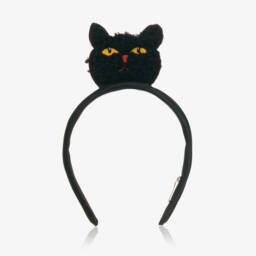 Mini Rodini-Girls Feline Fluffy Headband | Childrensalon Outlet