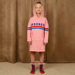 Mini Rodini-Оранжевые хлопковые носки в синюю полоску | Childrensalon Outlet