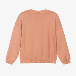 Mini Rodini-Свитер из органического хлопка с розовым змеиным узором для девочек | Childrensalon Outlet