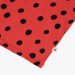 Mini Rodini-Girls Organic Red Polka Tee | Childrensalon Outlet