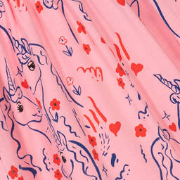 Mini Rodini-فستان قطن عضوي جيرسي لون زهري | Childrensalon Outlet