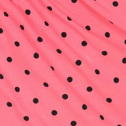 Mini Rodini-Girls Pink Organic Cotton Polka Dot Dress | Childrensalon Outlet