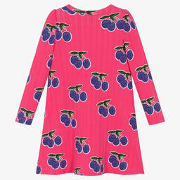 Mini Rodini-Розово-фиолетовое платье со сливами | Childrensalon Outlet